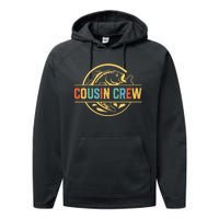 Cousin Crew For Fisherman Fishing Lovers Performance Fleece Hoodie