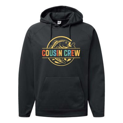 Cousin Crew For Fisherman Fishing Lovers Performance Fleece Hoodie