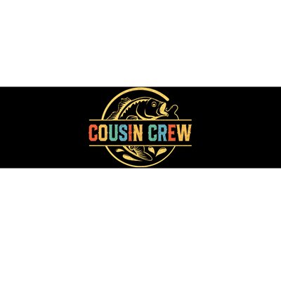 Cousin Crew For Fisherman Fishing Lovers Bumper Sticker