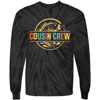 Cousin Crew For Fisherman Fishing Lovers Tie-Dye Long Sleeve Shirt