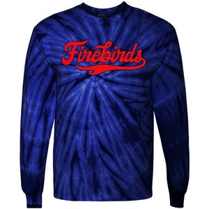 Carthage College Firebirds Classic Athletic Script Throwback Tie-Dye Long Sleeve Shirt