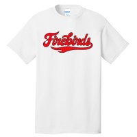 Carthage College Firebirds Classic Athletic Script Throwback Tall T-Shirt