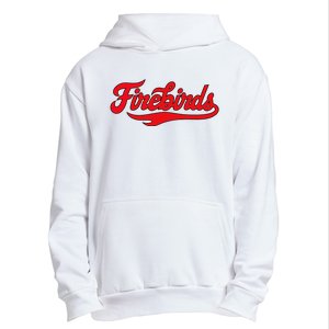 Carthage College Firebirds Classic Athletic Script Throwback Urban Pullover Hoodie