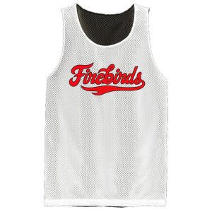 Carthage College Firebirds Classic Athletic Script Throwback Mesh Reversible Basketball Jersey Tank