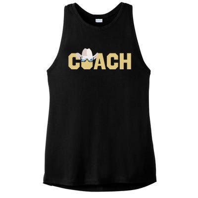 Coach Colorado Football Coach Ladies PosiCharge Tri-Blend Wicking Tank