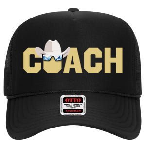 Coach Colorado Football Coach High Crown Mesh Back Trucker Hat