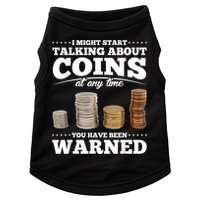 Coin Collecting Funny Coin Collector Doggie Tank