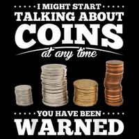 Coin Collecting Funny Coin Collector 7-Panel Snapback Hat
