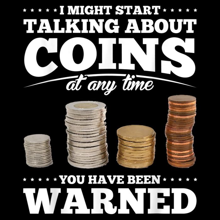 Coin Collecting Funny Coin Collector 7-Panel Snapback Hat