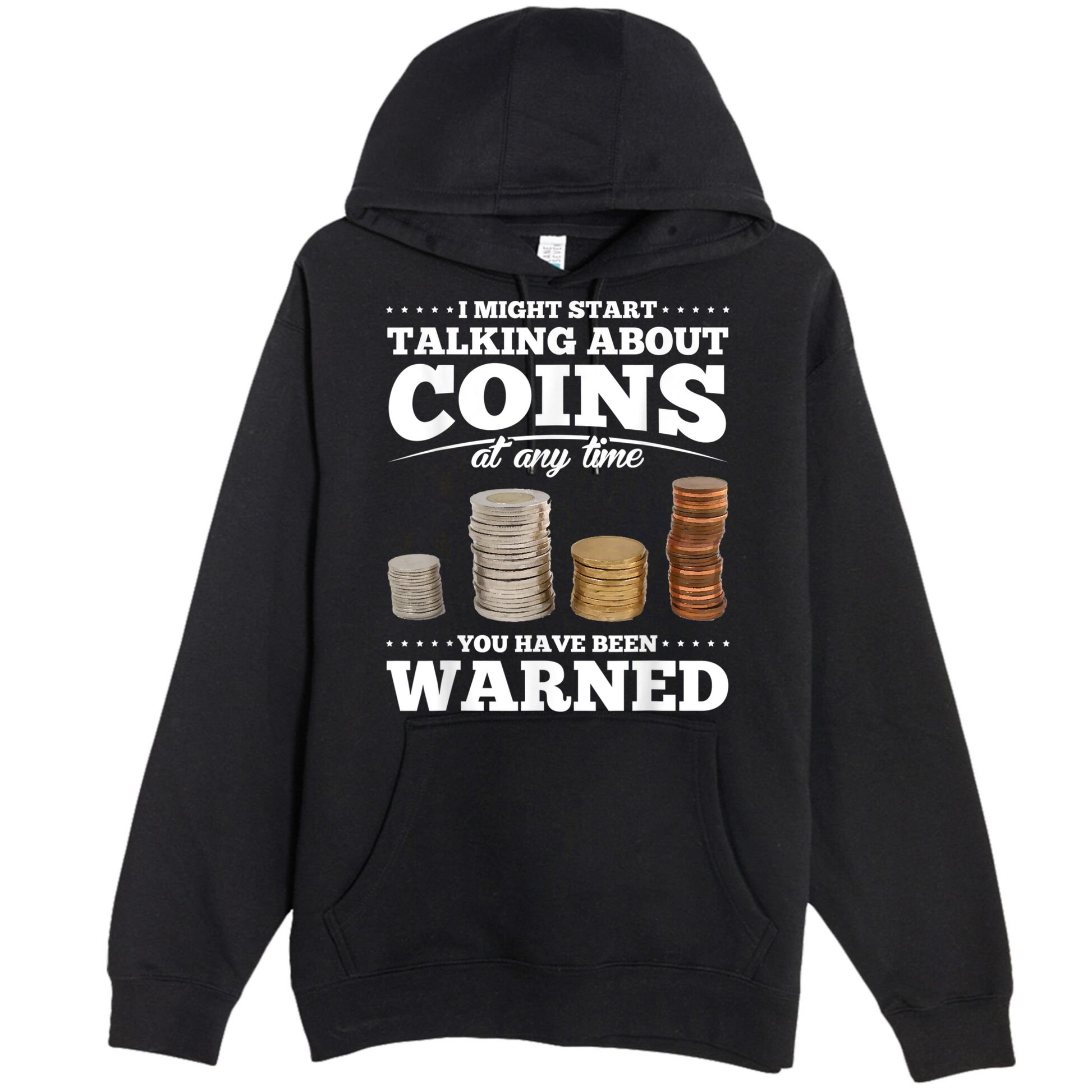 Coin Collecting Funny Coin Collector Premium Pullover Hoodie