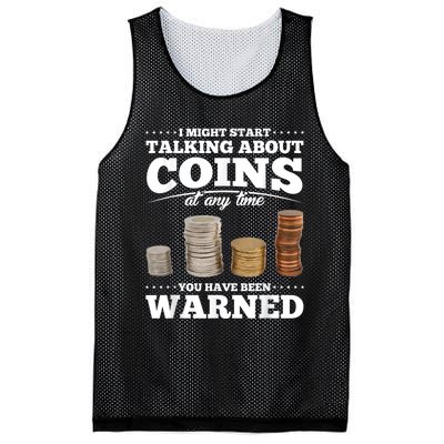 Coin Collecting Funny Coin Collector Mesh Reversible Basketball Jersey Tank