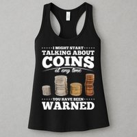 Coin Collecting Funny Coin Collector Womens Tank Top