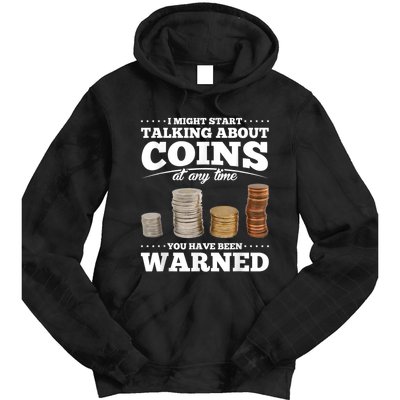 Coin Collecting Funny Coin Collector Tie Dye Hoodie