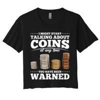 Coin Collecting Funny Coin Collector Crop Top