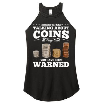 Coin Collecting Funny Coin Collector Women's Perfect Tri Rocker Tank