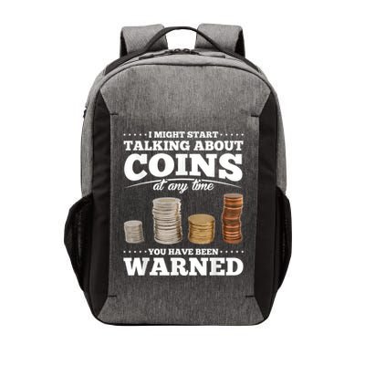Coin Collecting Funny Coin Collector Vector Backpack