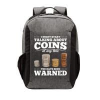 Coin Collecting Funny Coin Collector Vector Backpack
