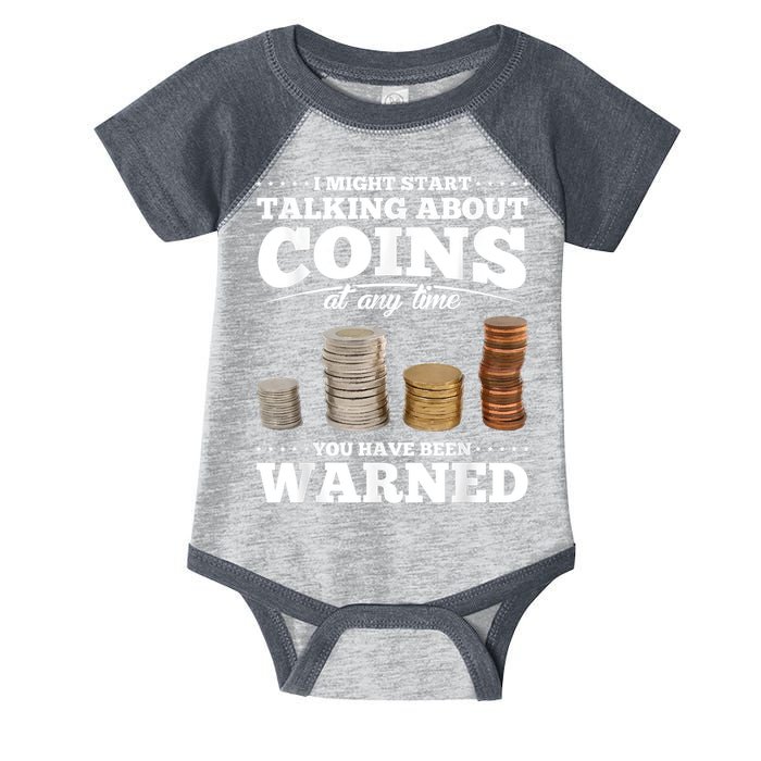 Coin Collecting Funny Coin Collector Infant Baby Jersey Bodysuit