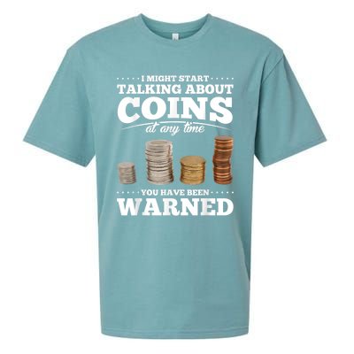 Coin Collecting Funny Coin Collector Sueded Cloud Jersey T-Shirt