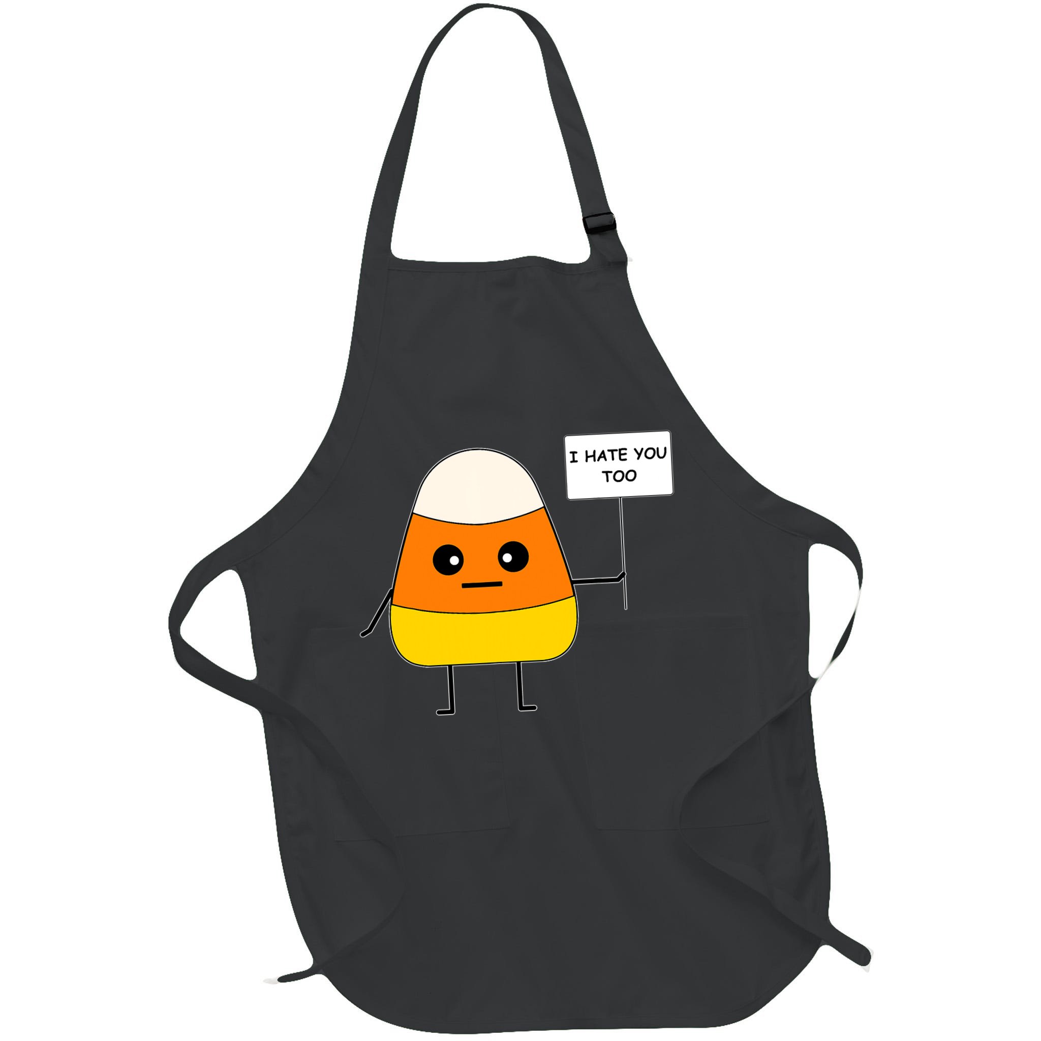 Candy Corn Funny I Hate You Too Team Candy Corn Apron