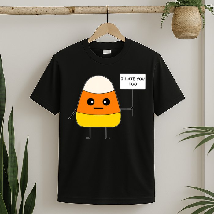 Candy Corn Funny I Hate You Too Team Candy Corn T-Shirt