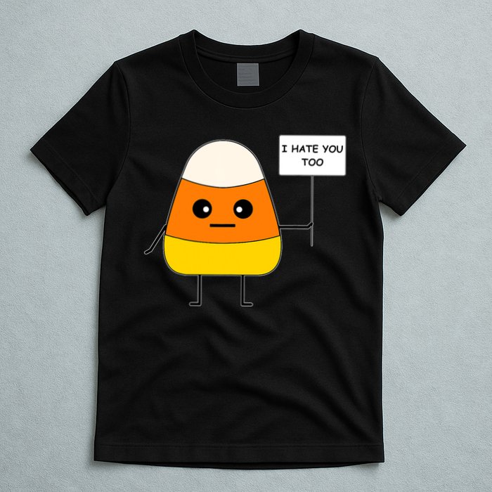 Candy Corn Funny I Hate You Too Team Candy Corn T-Shirt
