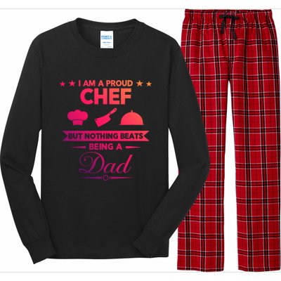 Chef Cooking Funny Culinary Chefs Dad Fathers Day Funny Gift Long Sleeve Pajama Set