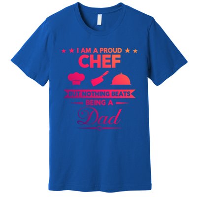 Chef Cooking Funny Culinary Chefs Dad Fathers Day Funny Gift Premium T-Shirt