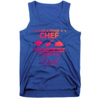 Chef Cooking Funny Culinary Chefs Dad Fathers Day Funny Gift Tank Top