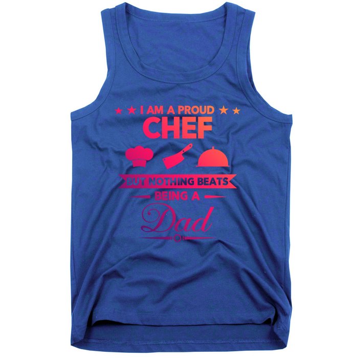 Chef Cooking Funny Culinary Chefs Dad Fathers Day Funny Gift Tank Top