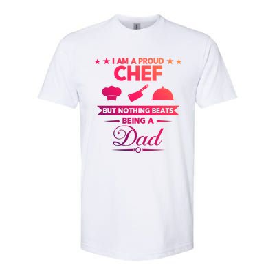 Chef Cooking Funny Culinary Chefs Dad Fathers Day Funny Gift Softstyle CVC T-Shirt