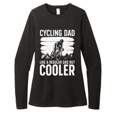 Cool Cycling For Dad Bicycling Bikers Bicycle Bike Rider Womens CVC Long Sleeve Shirt