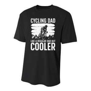 Cool Cycling For Dad Bicycling Bikers Bicycle Bike Rider Youth Performance Sprint T-Shirt