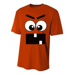 Creepy Carrots Face Halloween Costume Performance Sprint T-Shirt