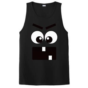 Creepy Carrots Face Halloween Costume PosiCharge Competitor Tank