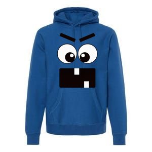 Creepy Carrots Face Halloween Costume Premium Hoodie