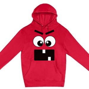 Creepy Carrots Face Halloween Costume Premium Pullover Hoodie