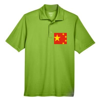 China Country Flag Men's Origin Performance Pique Polo