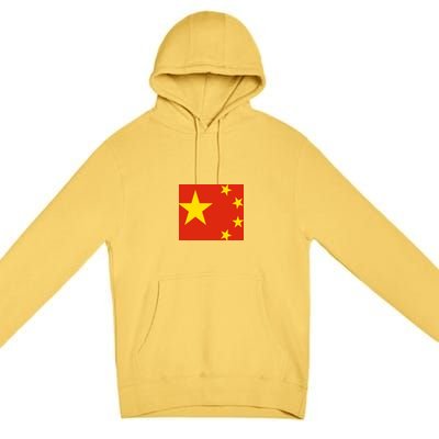 China Country Flag Premium Pullover Hoodie