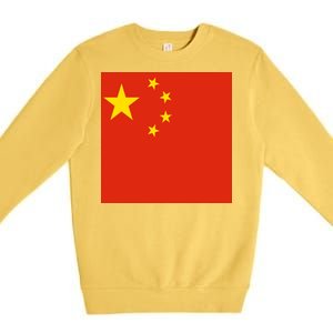 China Country Flag Premium Crewneck Sweatshirt