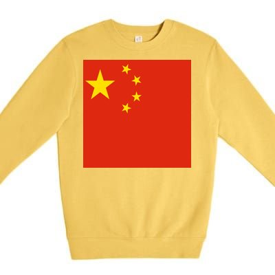 China Country Flag Premium Crewneck Sweatshirt