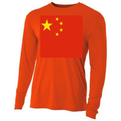 China Country Flag Cooling Performance Long Sleeve Crew