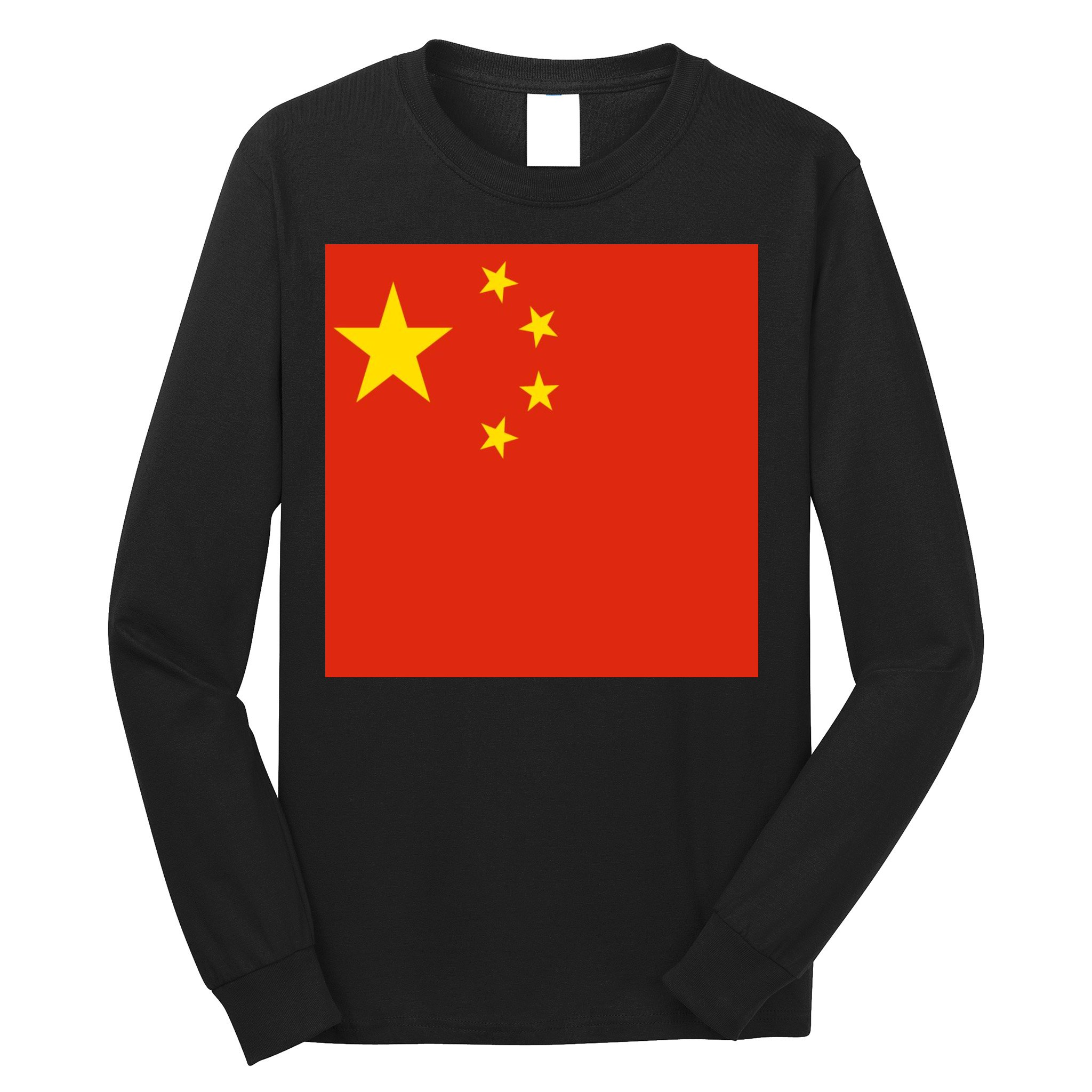 China Country Flag Long Sleeve Shirt