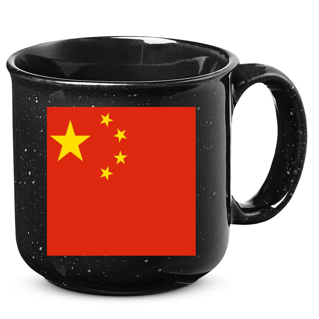China Country Flag 15oz Campfire Ceramic Mug