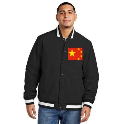 China Country Flag Insulated Varsity Jacket