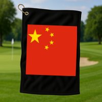 China Country Flag Golf Towel