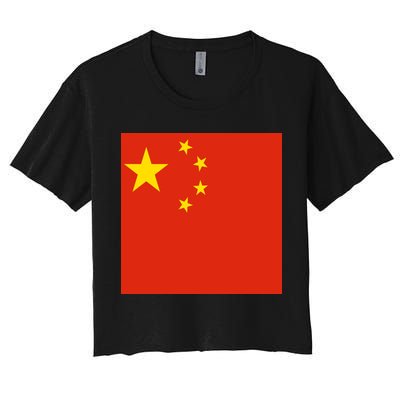 China Country Flag Crop Top