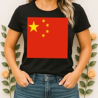 China Country Flag Womens T-Shirt