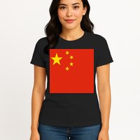 China Country Flag Womens T-Shirt
