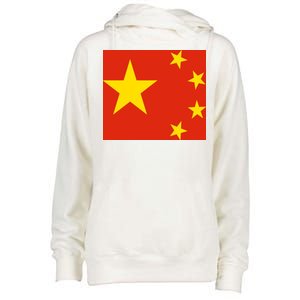 China Country Flag Womens Funnel Neck Pullover Hood